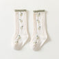 0-3 thn | KAOS KAKI RUFFLE BAYI ANAK IMPOR NEWBORN SOCKS PEREMPUAN catalog QN QBC