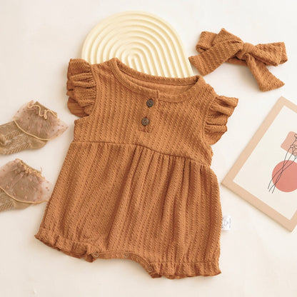 TINYME (free bandana) 0-12bln JUMPER RUFFLE BASIC BAYI | JUMPSUIT ROMPER BAJU PAKAIAN ANAK BABY catalog TMTM Ariel