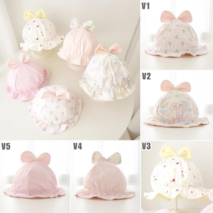 0-3 bln || Topi Bayi Karakter Lucu Emen Anak Impor NMD Catalog V