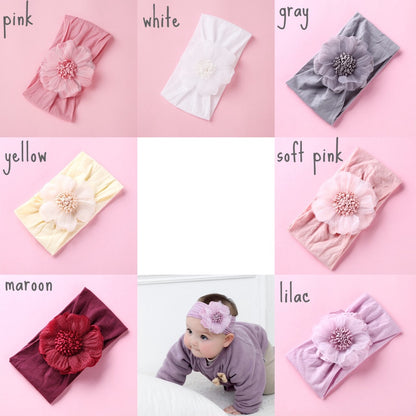 (Big Bow) Bandana bayi headband jumbo premium import bunga pita anak perempuan catalog jbay JB T