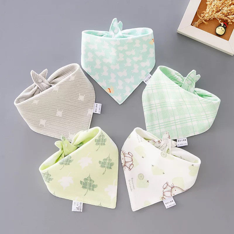 [5pcs] Premium BIB SLABBER BAYI SET CELEMEK TATAKAN LIUR ANAK NMD i catalog