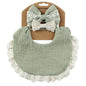 2 BANDANA + 1 BIB | SLABBER PITA HEADBAND BAYI SET CELEMEK TATAKAN LIUR ANAK catalog QUIN NK