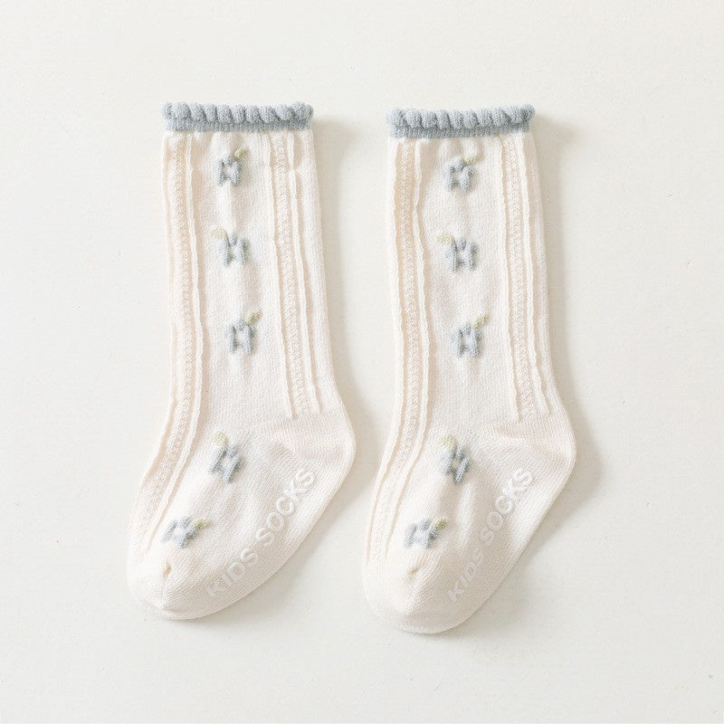 0-3 thn | KAOS KAKI RUFFLE BAYI ANAK IMPOR NEWBORN SOCKS PEREMPUAN catalog QN QBC