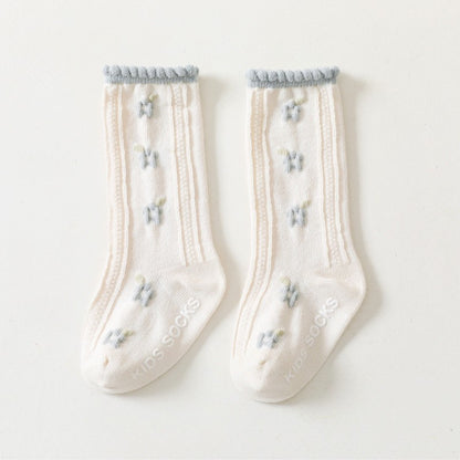 0-3 thn | KAOS KAKI RUFFLE BAYI ANAK IMPOR NEWBORN SOCKS PEREMPUAN catalog QN QBC