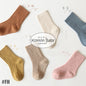 0-3 thn | EARTH TONE SERIES KAOS KAKI POLOS BAYI ANAK IMPOR NEWBORN SOCKS UNISEX catalog NMBB FH