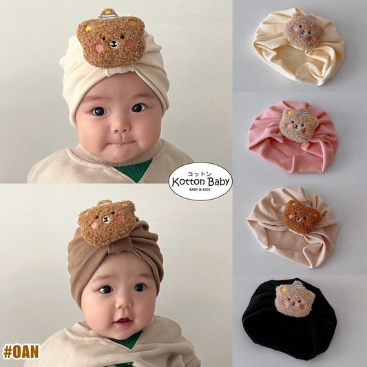 0-2 thn || Topi Bayi Newborn Anak Turban Kupluk Karakter Lucu Emen Anak Impor Catalog OIMG OAN