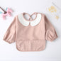BIB BAYI BAJU BLW LENGAN PANJANG / BABY SILICONE CELEMEK MAKAN MPASI / SLABBER / TATAKAN AIR LIUR DQIN DC catalog