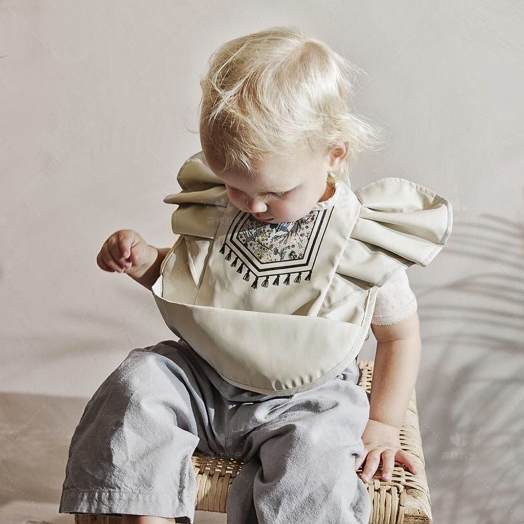 BIB BAYI BAJU BLW  / BABY SILICONE CELEMEK MAKAN MPASI / SLABBER / TATAKAN AIR LIUR DQIN DD catalog