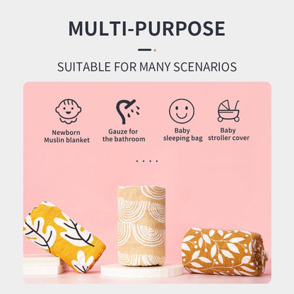 [120x120] Kain Bedong Muslin Bayi | Baby Swaddle Muslin Bamboo | Selimut Bayi Catalog G