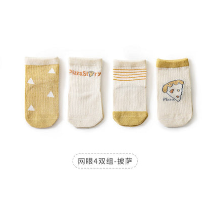 [4 PSG] 0-5 thn | KAOS KAKI BAYI ANAK IMPOR SOCKS LUCU KARAKTER KARTUN UNISEX Catalog QN QAU