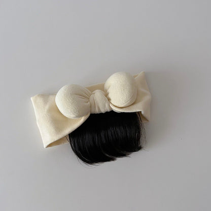 0-3 thn || Bandana Wig Korea Poni Rambut Palsu Topi Cepol Bayi Newborn Anak Catalog JNWG WA