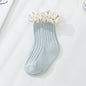 0-3 thn | KAOS KAKI RUFFLE BAYI ANAK IMPOR NEWBORN SOCKS PEREMPUAN catalog QN QW