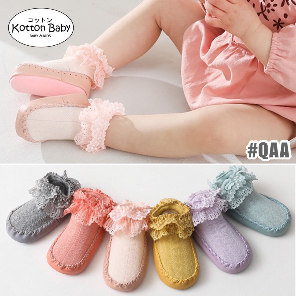 [SALE] 0-2 thn KAOS KAKI ANTI SLIP PREWALKER SEPATU BAYI ANAK SHOES catalog QN QAA