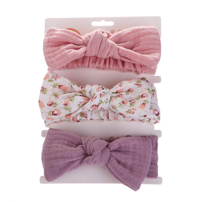 (set 3pcs) ikat rambut scrunchie pita karet rambut anak bayi QUIN CATALOG NN