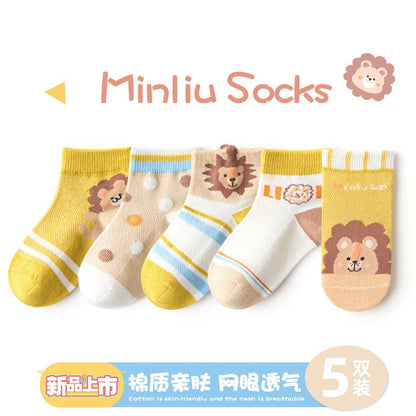 [SALE][5 PSG] 1-5 thn | KAOS KAKI BAYI ANAK IMPOR SOCKS LUCU KARAKTER KARTUN UNISEX Catalog QN QAW