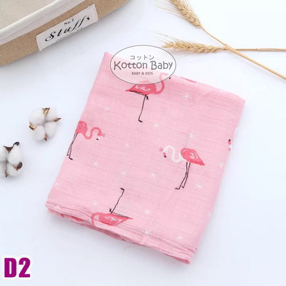 [120x110] Kain Bedong Muslin Bayi | Baby Swaddle Muslin Bamboo | Selimut Bayi Catalog DE