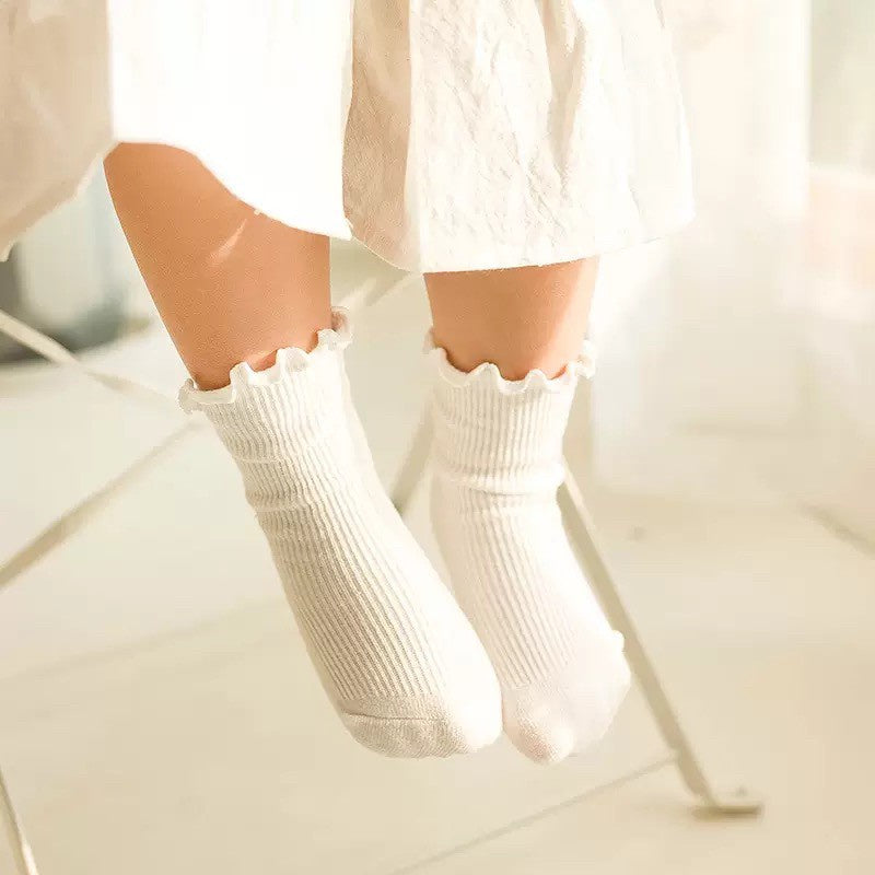 0-3 thn | KAOS KAKI POLOS BAYI ANAK IMPOR NEWBORN SOCKS PEREMPUAN catalog JCZZ JB