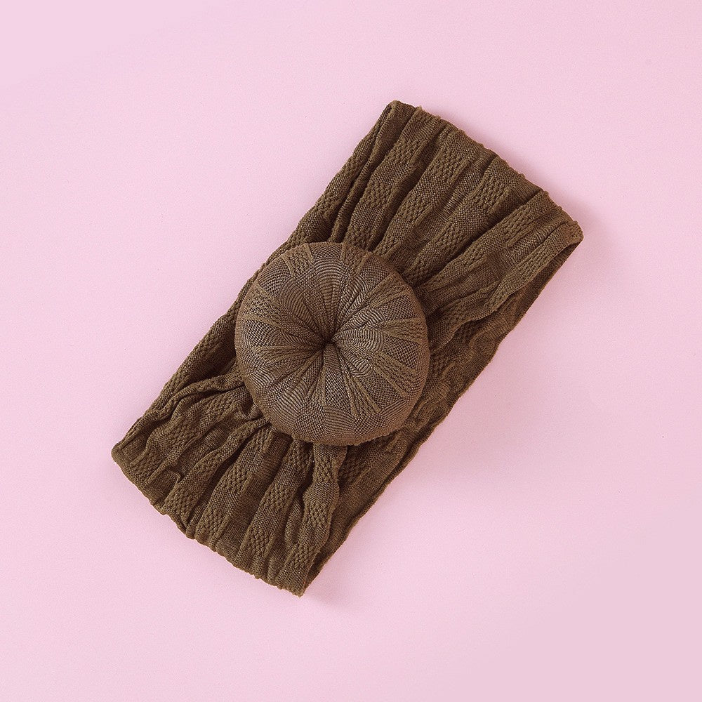 (Big Bow) Bandana bayi donut headband jumbo premium import pita anak perempuan catalog jbay JB S