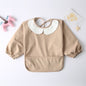 BIB BAYI BAJU BLW LENGAN PANJANG / BABY SILICONE CELEMEK MAKAN MPASI / SLABBER / TATAKAN AIR LIUR DQIN DC catalog