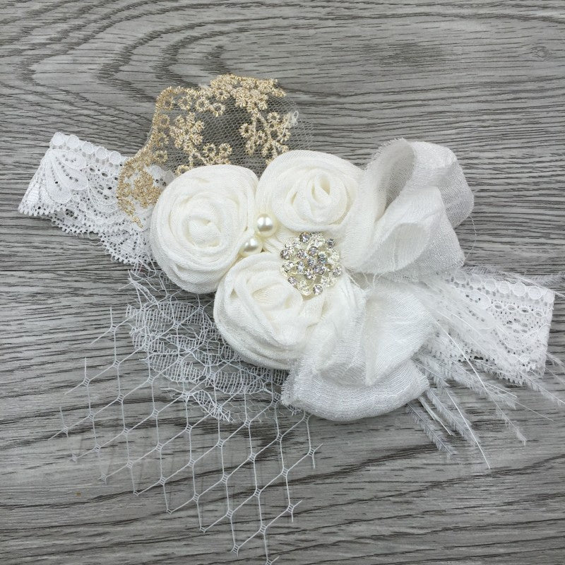 Bandana bayi lace renda brukat headband import pita anak perempuan catalog QUIN NL