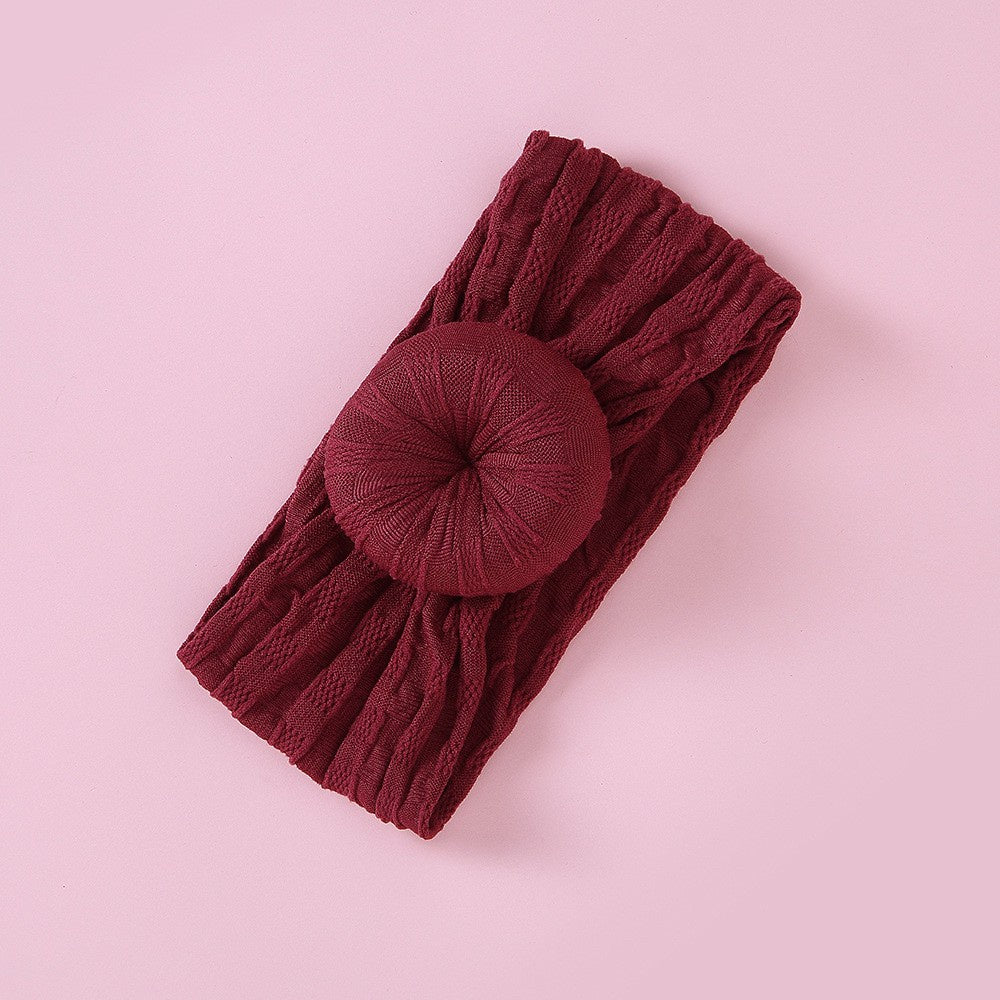 (Big Bow) Bandana bayi donut headband jumbo premium import pita anak perempuan catalog jbay JB S