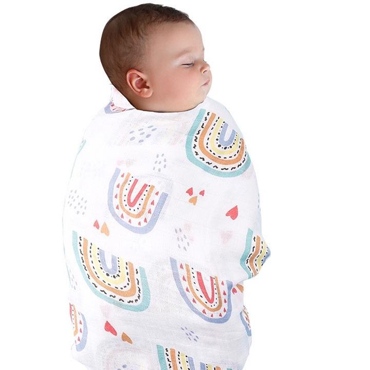 [120x120] Kain Bedong Muslin Bayi | Baby Swaddle Muslin Bamboo | Selimut Bayi Catalog G