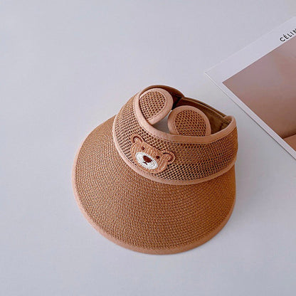 1-5 thn | TOPI ANAK KOREA VISOR SUNSHADE PANTAI GOLF TENNIS  HAT ANAK BAYI CATALOG OIMG OAE