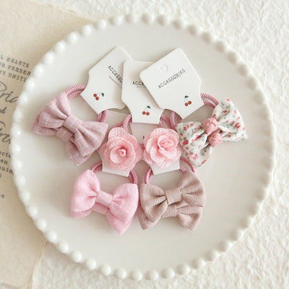 (5psg) Set Ikat rambut | Pita Karet Rambut | bayi anak import perempuan aksesoris catalog ATSP AF