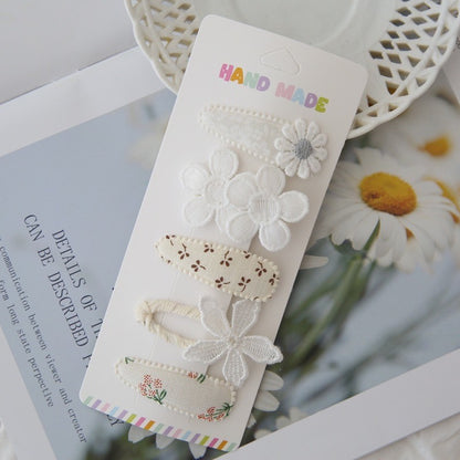 (isi 5pcs) Set Jepitan rambut | Pita Rambut | bayi anak bunga import perempuan aksesoris catalog AH