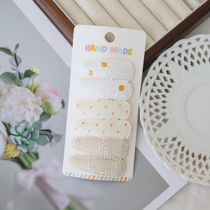 (isi 3psg) Set Jepitan rambut | Pita Rambut | bayi anak bunga import perempuan aksesoris catalog Ai