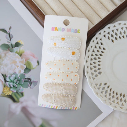 (isi 3psg) Set Jepitan rambut | Pita Rambut | bayi anak bunga import perempuan aksesoris catalog Ai