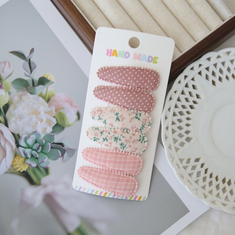 (isi 3psg) Set Jepitan rambut | Pita Rambut | bayi anak bunga import perempuan aksesoris catalog Ai