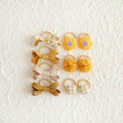 (5psg) Set Ikat rambut | Pita Karet Rambut | bayi anak import perempuan aksesoris catalog ATSP AJ