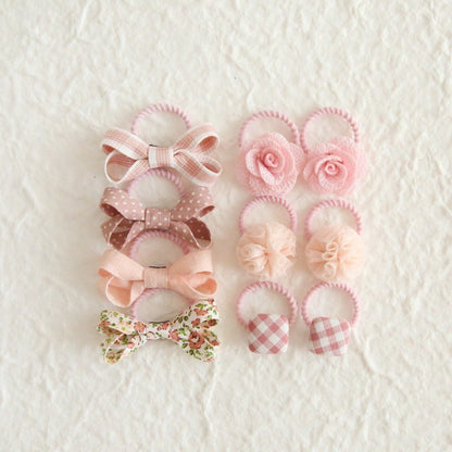 (5psg) Set Ikat rambut | Pita Karet Rambut | bayi anak import perempuan aksesoris catalog ATSP AJ