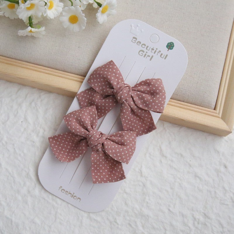 (isi 2psg) Set Jepitan rambut | Pita Rambut | bayi anak bunga import perempuan aksesoris catalog ATSP AK