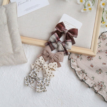 (isi 5pcs) Set Jepitan rambut | Pita Rambut | bayi anak bunga import perempuan aksesoris catalog ATSP AM