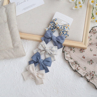 (isi 5pcs) Set Jepitan rambut | Pita Rambut | bayi anak bunga import perempuan aksesoris catalog ATSP AM