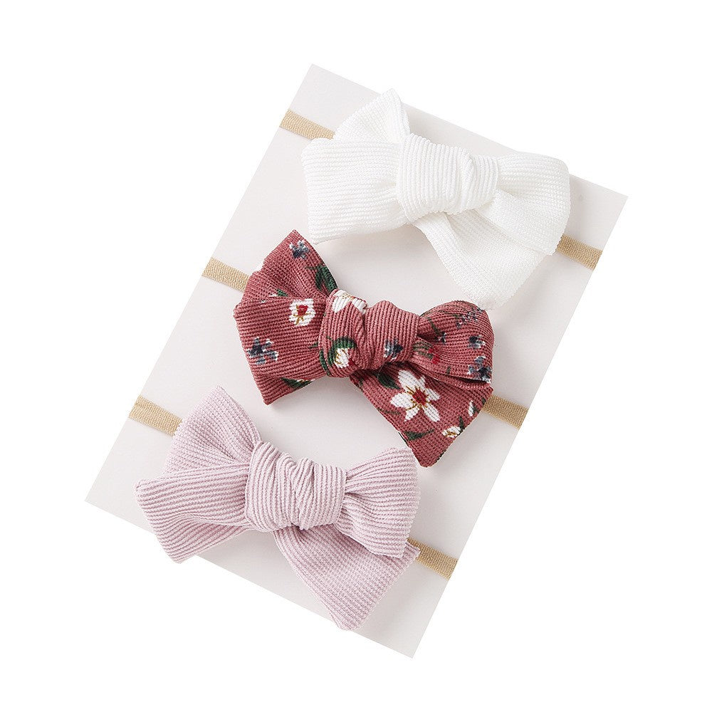 (set 3pcs) Bandana bayi headband premium import pita anak perempuan catalog jbay JB L