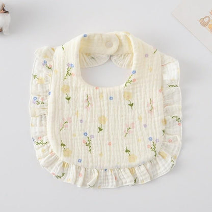 Premium BIB SLABBER BUNGA BAYI SET CELEMEK TATAKAN LIUR ANAK catalog DQIN DS