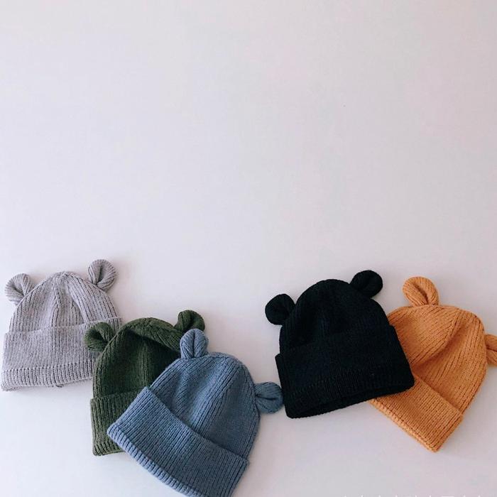 0-3 thn || Topi Bayi Newborn Anak Polos Kupluk Karakter Emen OIMG OE