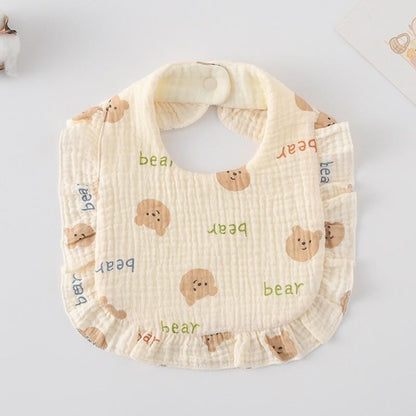 Premium BIB SLABBER BUNGA BAYI SET CELEMEK TATAKAN LIUR ANAK catalog DQIN DS