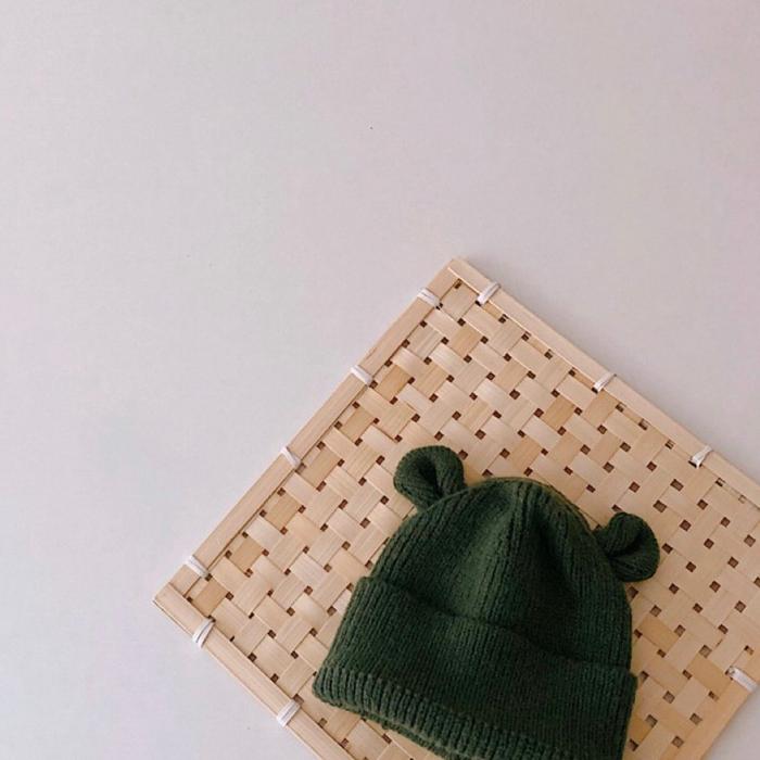 0-3 thn || Topi Bayi Newborn Anak Polos Kupluk Karakter Emen OIMG OE
