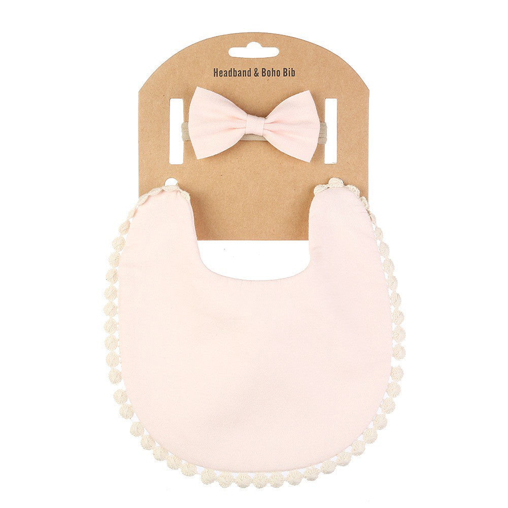 1 BANDANA + 1 BIB | SLABBER PITA HEADBAND BAYI SET CELEMEK TATAKAN LIUR ANAK catalog QUIN NG