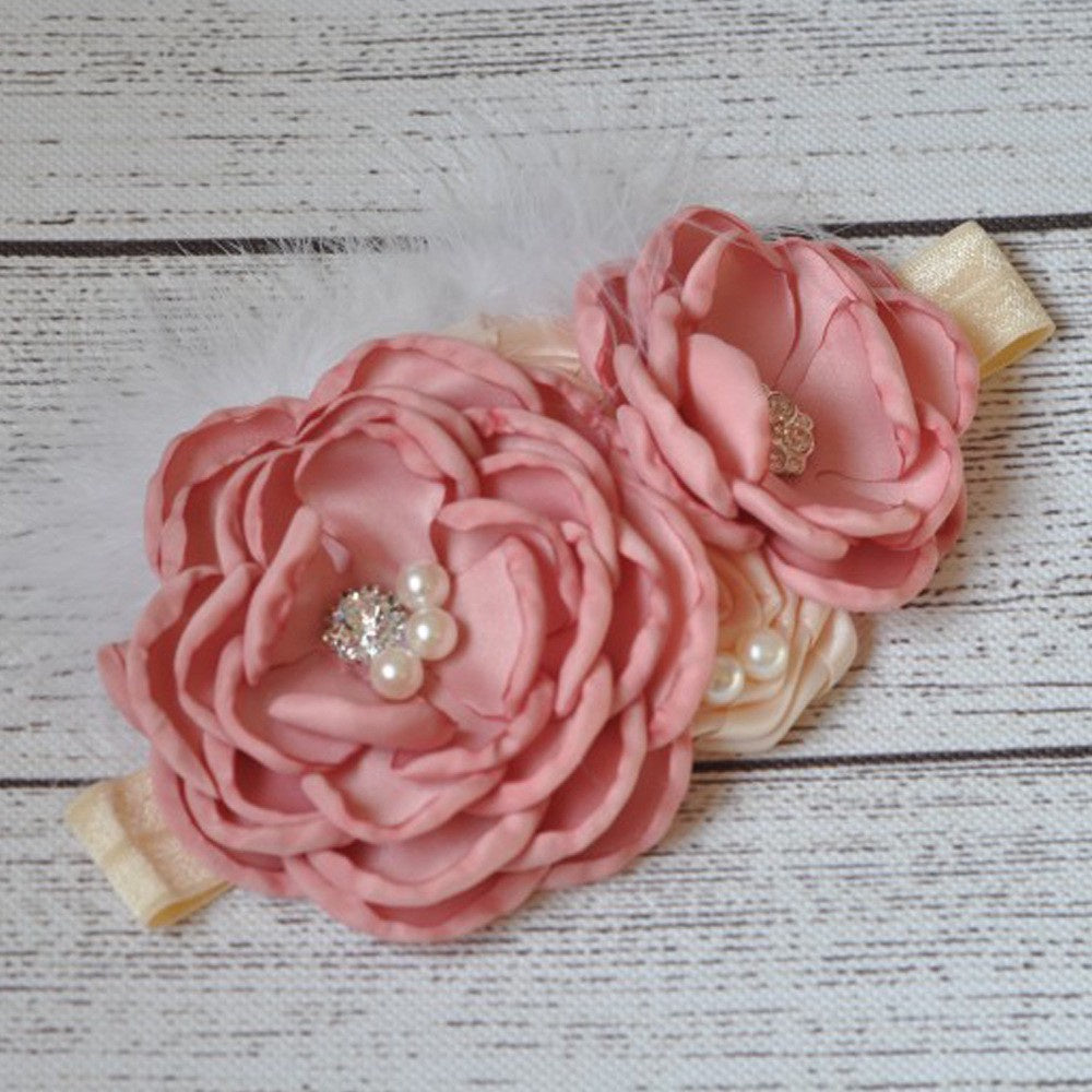 Bandana bayi lace renda brukat headband import pita anak perempuan catalog QUIN NL