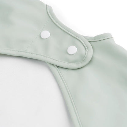 BIB BAYI BAJU BLW LENGAN PANJANG / BABY SILICONE CELEMEK MAKAN MPASI / SLABBER / TATAKAN AIR LIUR CATALOG DQIN DAi