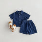 1-5 thn || SETELAN BAJU + CELANA PENDEK (1 set) UNISEX JALAN CASUAL CATALOG ZHBB BQ