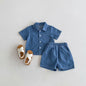 1-5 thn || SETELAN BAJU + CELANA PENDEK (1 set) UNISEX JALAN CASUAL CATALOG ZHBB BQ