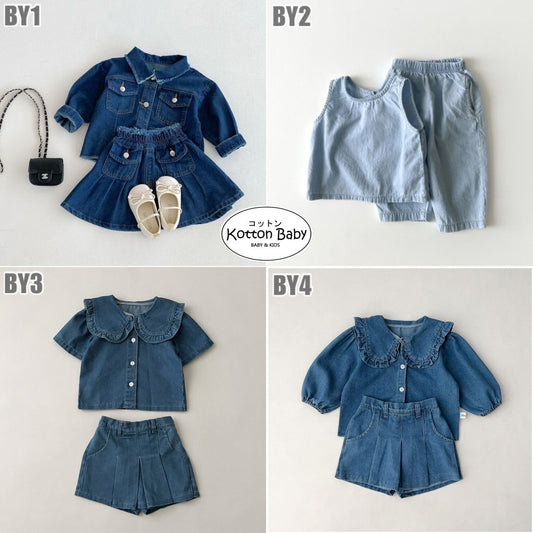 1-5 thn || SETELAN BAJU + CELANA ROK (1 set) PEREMPUAN JALAN CASUAL CATALOG ZHBB BY