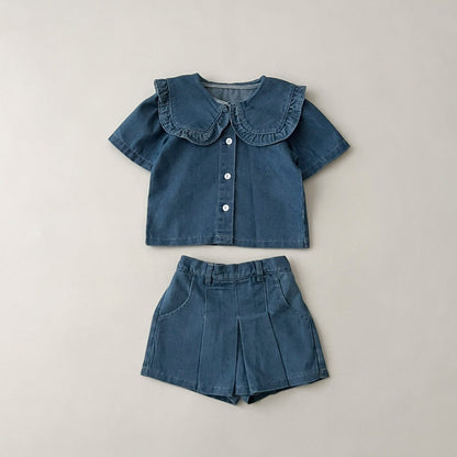 1-5 thn || SETELAN BAJU + CELANA ROK (1 set) PEREMPUAN JALAN CASUAL CATALOG ZHBB BY