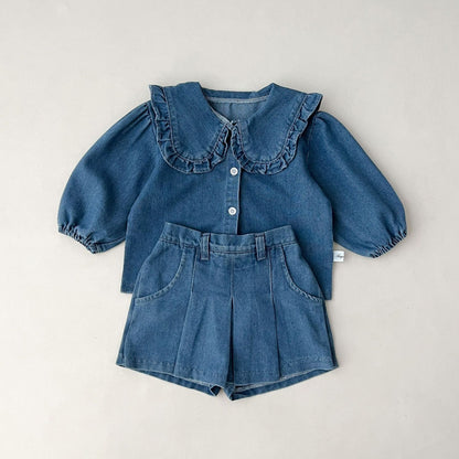 1-5 thn || SETELAN BAJU + CELANA ROK (1 set) PEREMPUAN JALAN CASUAL CATALOG ZHBB BY